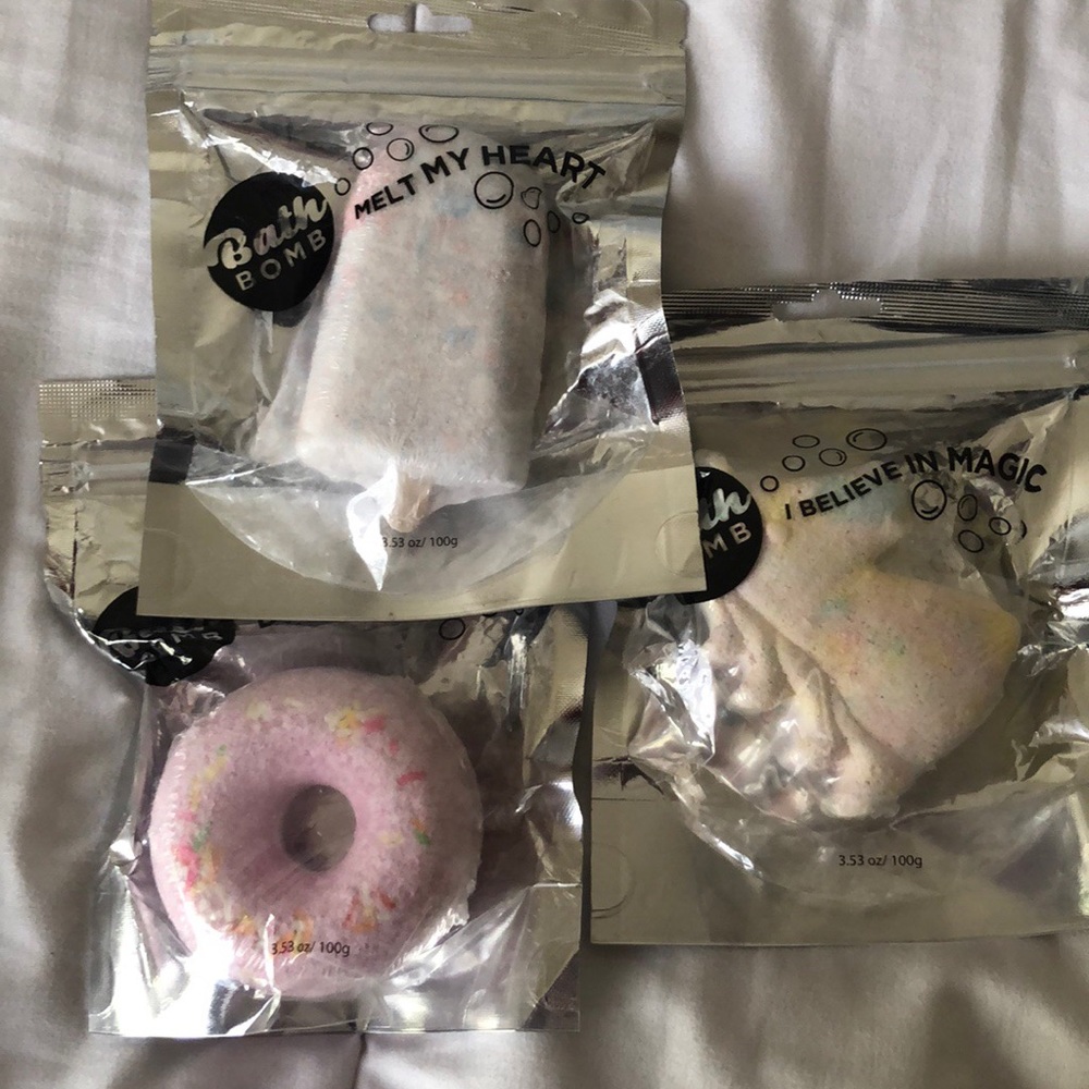Bath bomb set of 3